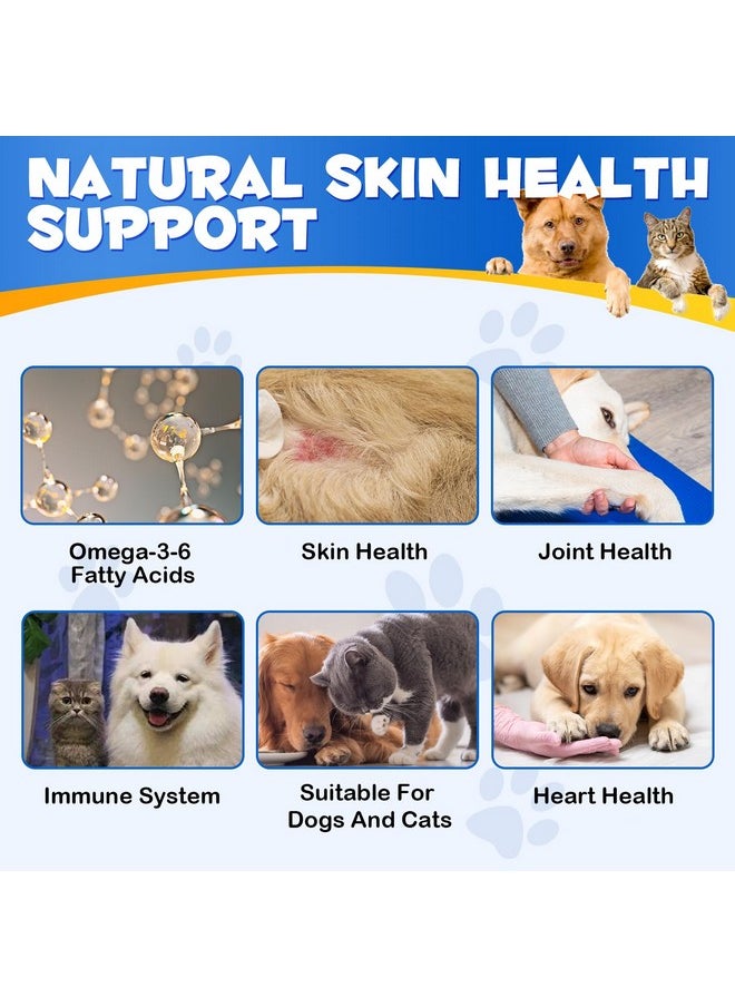 Alivo Omega-3 Fish Oil For Dogs, Omega 3 Fish Oil With Epa & Dha Supports Dogs Seasonal Allergies Relief, Boosts Immune Function, Itch Skin Relief & Promote Coat Health, Pet Supplements - 120 Soft Gels  - Image 2