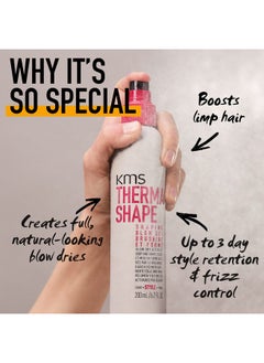 kms Thermashape Shaping Blow Dry Spray For 50% Faster Dry Time, 6.7 Oz  - Image 3