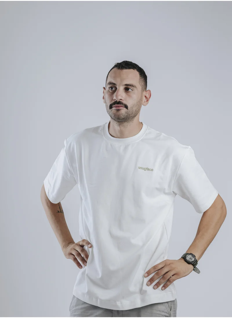 سناج فيس SnugFace The Basic Basic Tshirts, White, SF15-4WHT-L