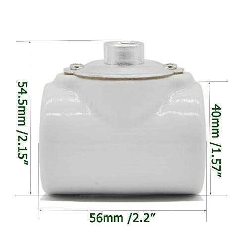 EMNOOTI Dual Bulb Socket, Medium Base E26 Double Light Fixture Socket,Screw Fixing Porcelain E26 Twin Light Socket with Bushing - Image 4