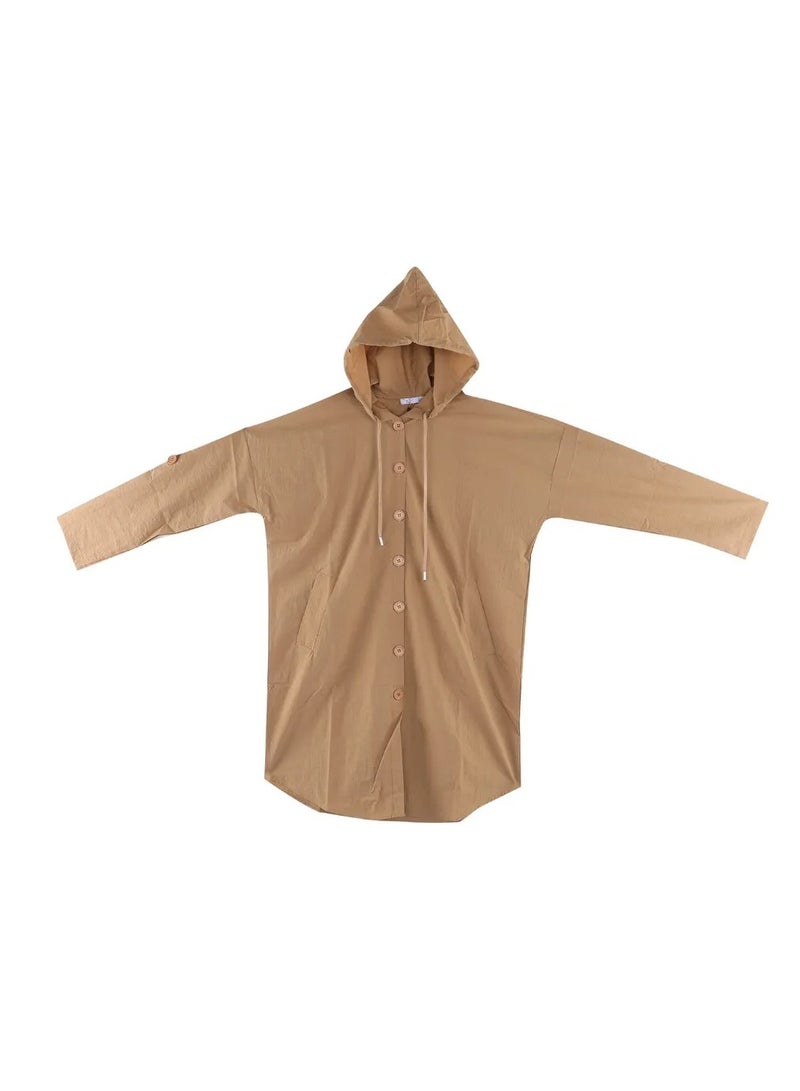 Mishkat Hooded Raincoat - M/L - Image 1