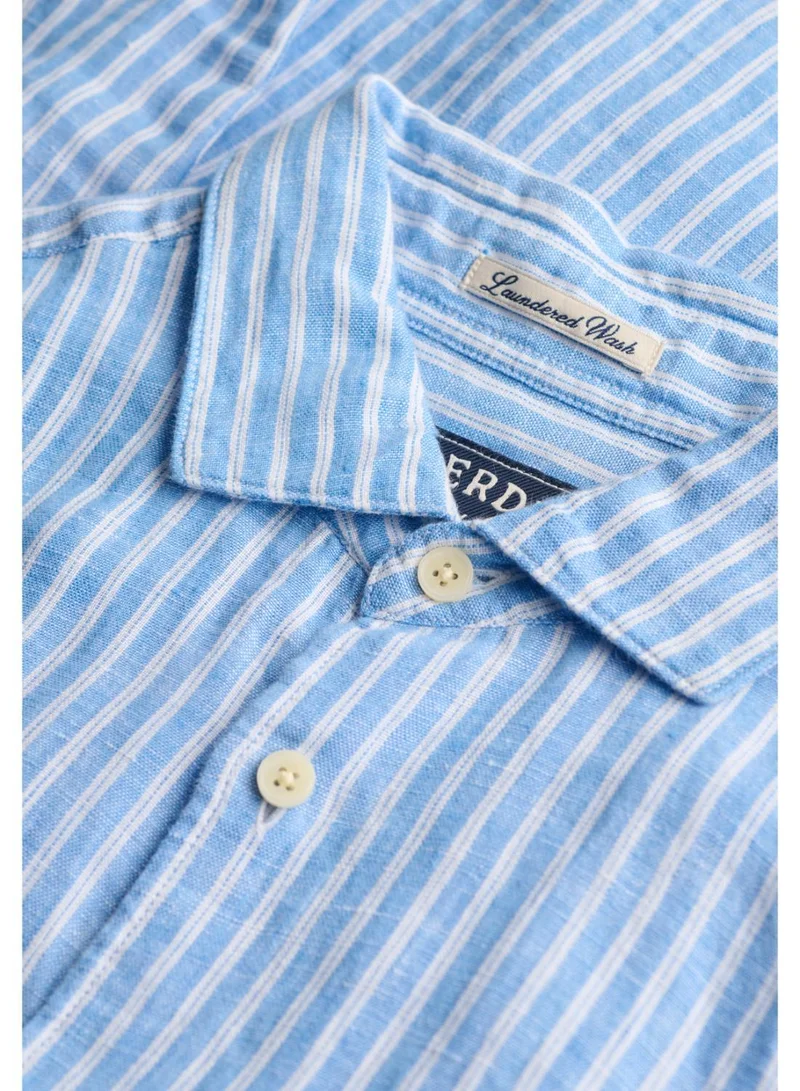 سوبر دراي Riviera Long Sleeve Linen Shirt
