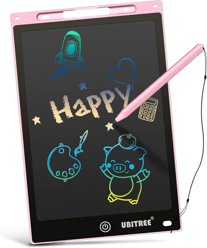 LCD Writing Tablet for Kids, 12 Inch Electronic Drawing Board Digital Writing Pad with Colorful Screen, Erasable Doodle Board Handwriting Drawing Tablet Educational Toy Gift for Boys Girls - Image 1