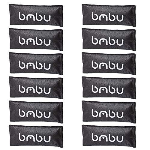 bmbu Charcoal Shoe Deodorizers - Activated Natural Bamboo Air Purifying Bag Insert for Sneakers Oder Eliminator Mini Bags -Absorber/Freshener for Gym Bag,Drawer,Closet,Car,Home, Cat Litter - Image 1