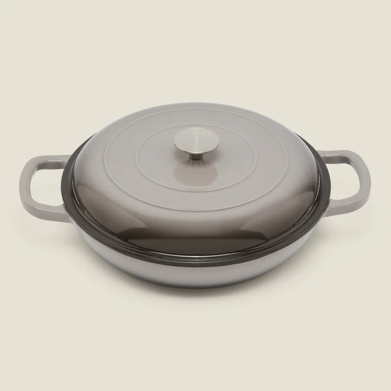 سيمبلي كيتشن CAST IRON BRAISER 30 CM GREY
