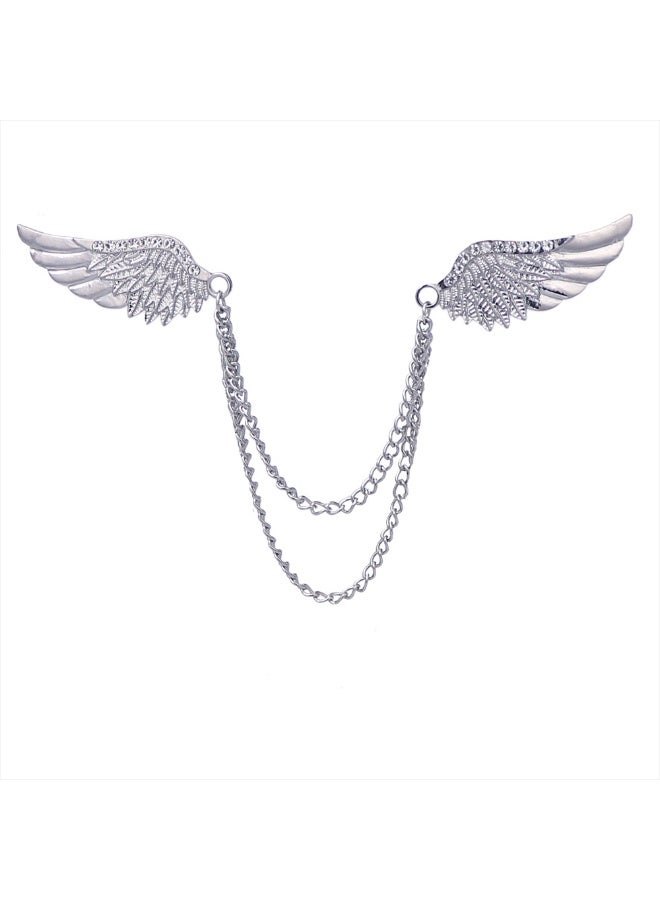 Shougu Versatile Temperament Tassel Chain Suit Brooch