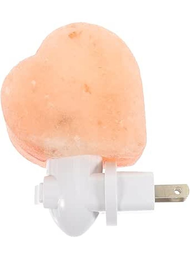 Himalayan Crystal Heart Shaped Night Light LED Mood Lamp For Home Decor - Image 1