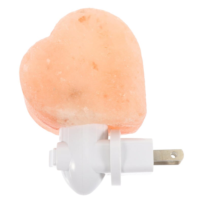 Himalayan Crystal Heart Shaped Night Light LED Mood Lamp For Home Decor - Image 2