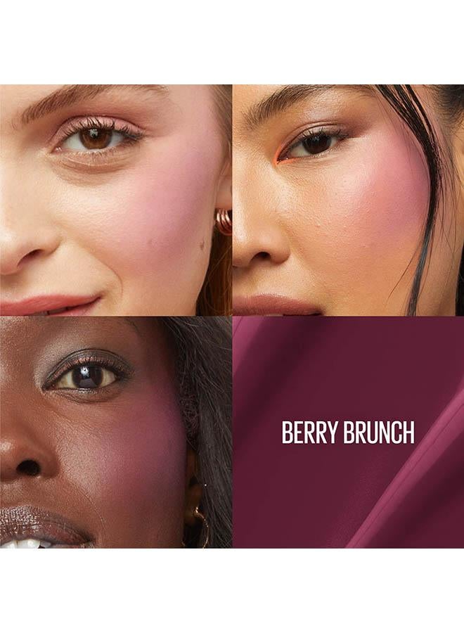 MAYBELLINE NEW YORK Sunkisser Hazy Matte Blush, Matte Finish, 33 Berry Brunch  - Image 4