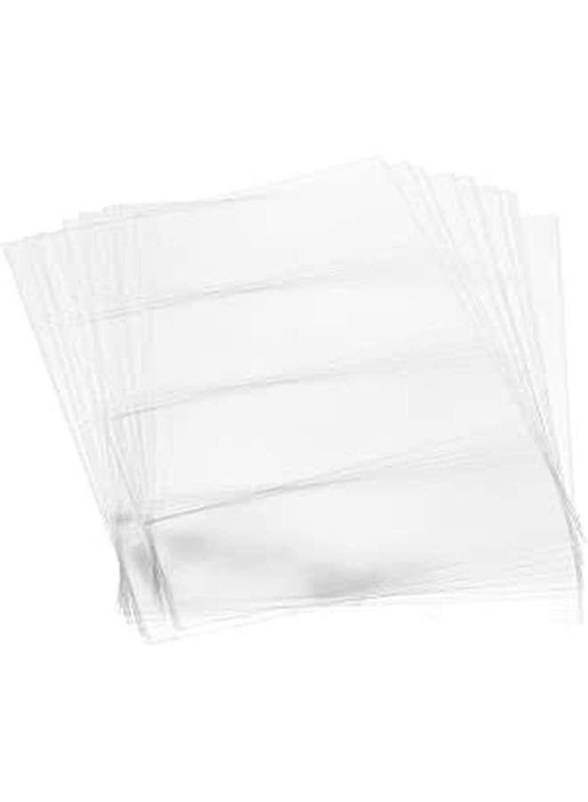 10pcs 4 Row Currency Binder Pages Plastic Sheet Protectors For Paper Money Storage - Image 1