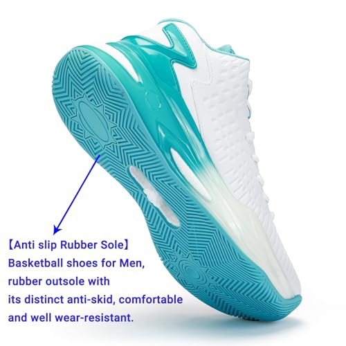 Beita Basketball Shoes for Men High Upper Sneakers Breathable Sports Shoes Anti Slip - Image 5