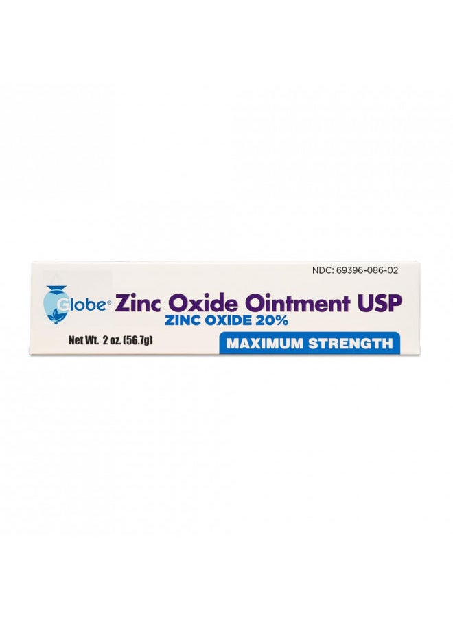 Globe Zinc Oxide Ointment 20%, 2 Ounce Tube, Advanced Skin Protection, For Diaper Rash, Relief From Poison Ivy, Sumac And Oak, Protects From Wetness, Protects Chafed Skin  - Image 4