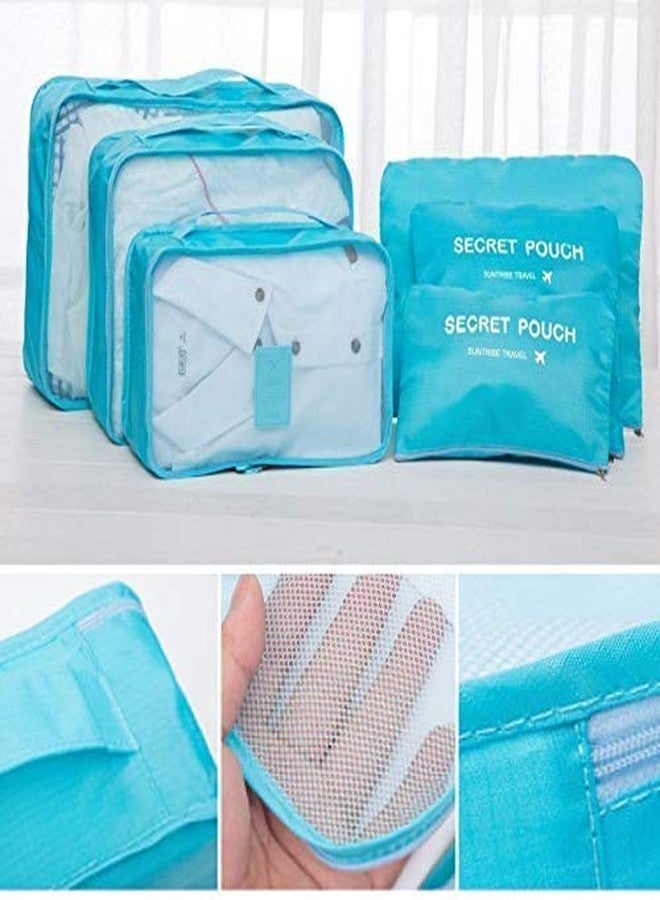 NEW SNEHARI Multi-Functional Storage Travel Bag with Packing Cubes Laundry Bag and Compression Pouches (Colour May Vary) - Pack of 6 - Image 4