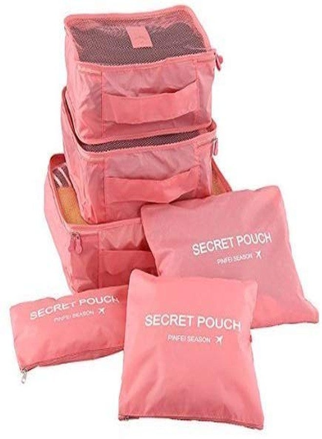 NEW SNEHARI Multi-Functional Storage Travel Bag with Packing Cubes Laundry Bag and Compression Pouches (Colour May Vary) - Pack of 6 - Image 3