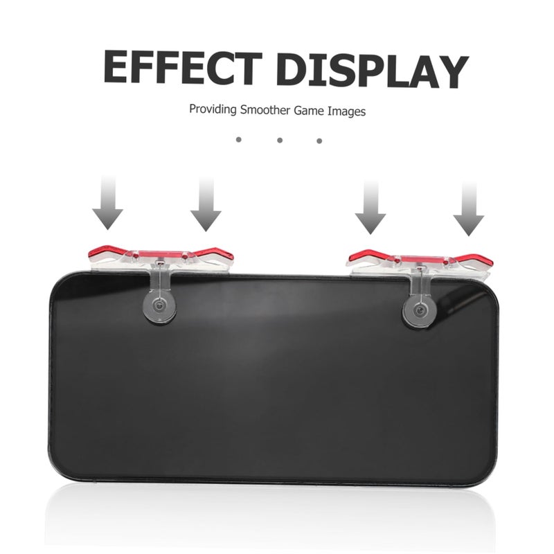Mobile Game Trigger Controller Ergonomic Design Enhanced Comfort High Sensitivity for Shooting Games Smartphones Tablets - Image 4