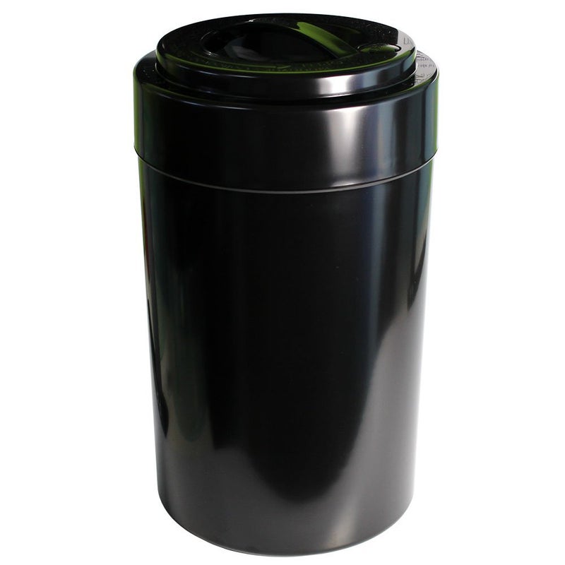 TIGHTPAC Tightvac EverythingVac Bulk Dry Goods Storage Container, 5 Pounds Plus, Solid Black Body/Cap - Image 1