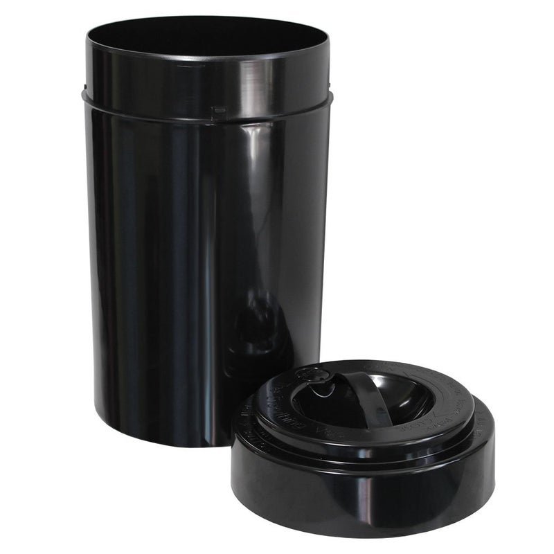 TIGHTPAC Tightvac EverythingVac Bulk Dry Goods Storage Container, 5 Pounds Plus, Solid Black Body/Cap - Image 2