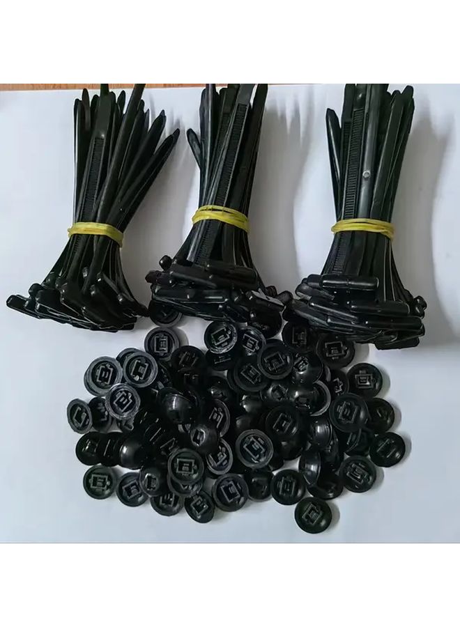 30 Pieces Nylon Cable Ties High Strength For Home Office Garden And Workshop - Image 4