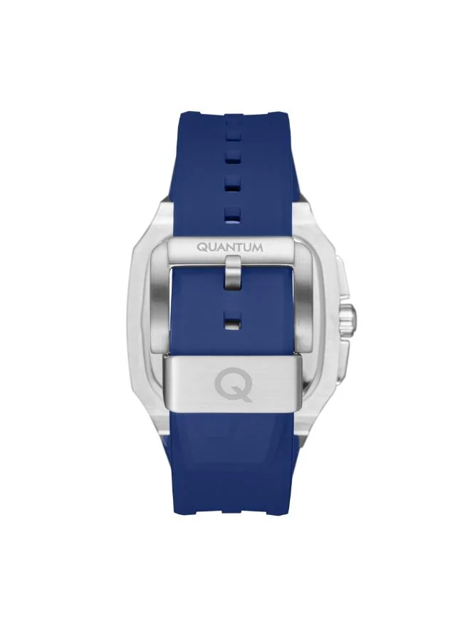 Quantum Men's Silicone Chronograph Watch HNG1033.389 - 44 mm