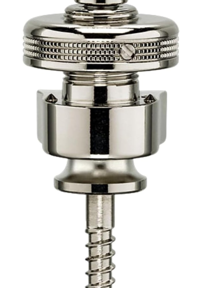 Schaller Security Straplocks in Nickel - Reliable Guitar Strap Lock System