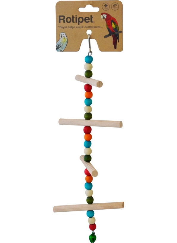 Rotipet 4-Step Frilly Ladder Bird Toy 