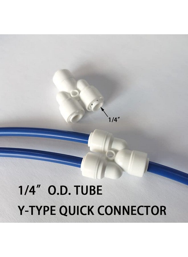 Malida 1/4 inch O.D. Length 32.8ft(10 meters) RO Water Tubing, Hose Pipe for RO Water purifiers System,+ 1/4 O.D quick connector 10pcs - Image 4