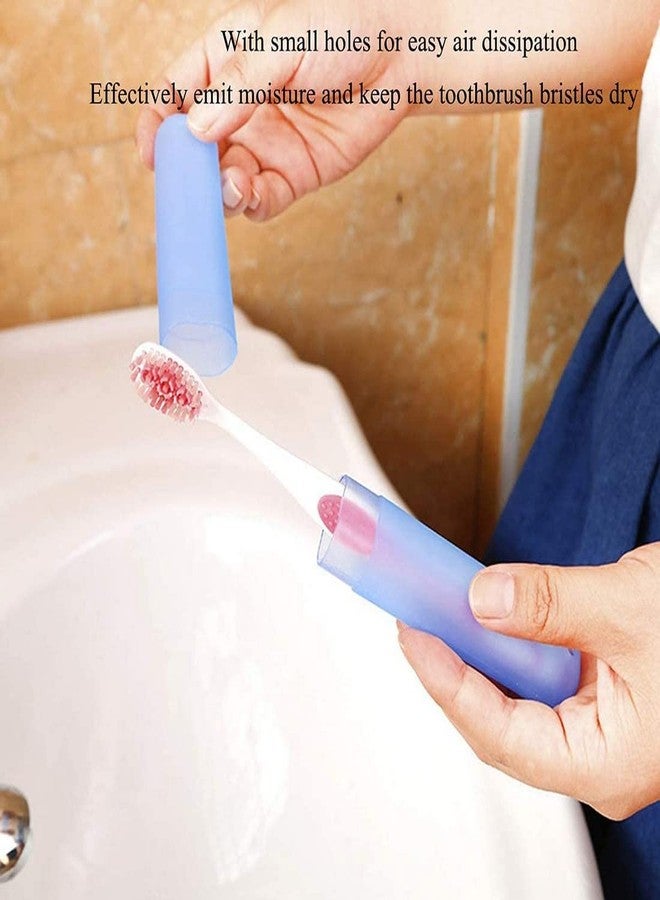 GS Zone Anti-Bacterial Travel Toothbrush Cover, Covers, Case, Holder - Pack of 4 - Image 3