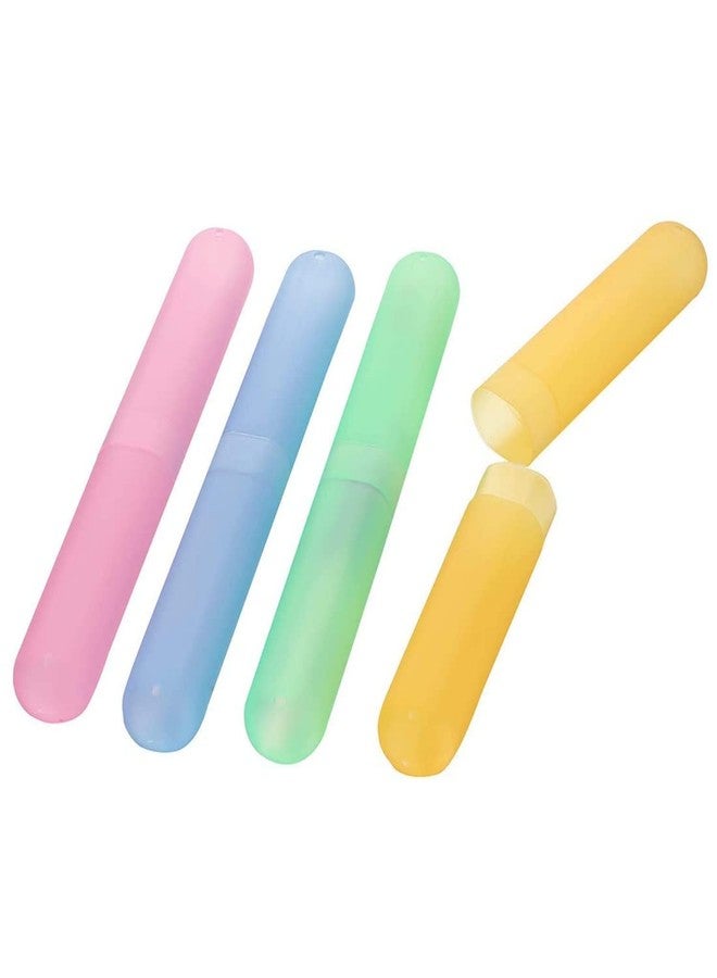 GS Zone Anti-Bacterial Travel Toothbrush Cover, Covers, Case, Holder - Pack of 4 - Image 1