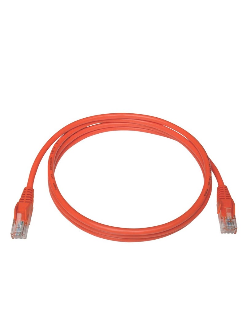 Cat 5e Molded Patch Cable, Orange, 5Meter - Image 2