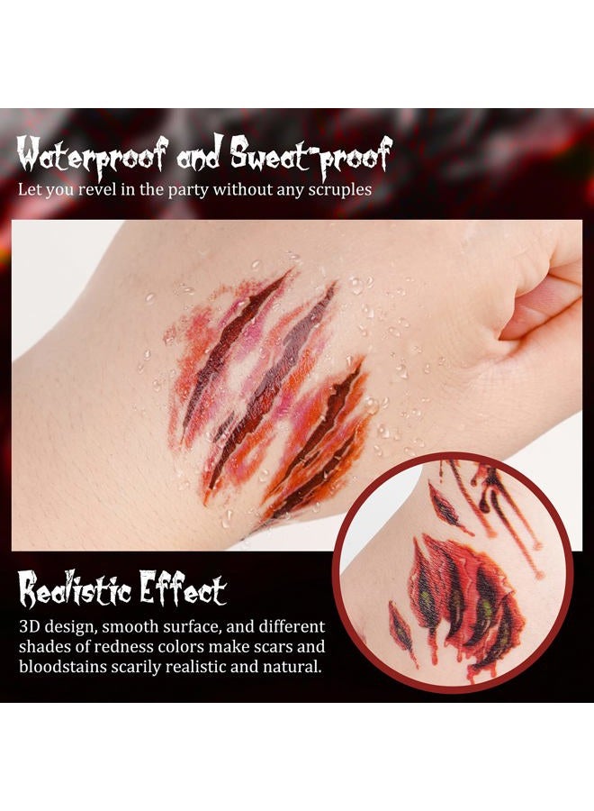 NiHome 40PCS Halloween Temporary Tattoos - Image 3