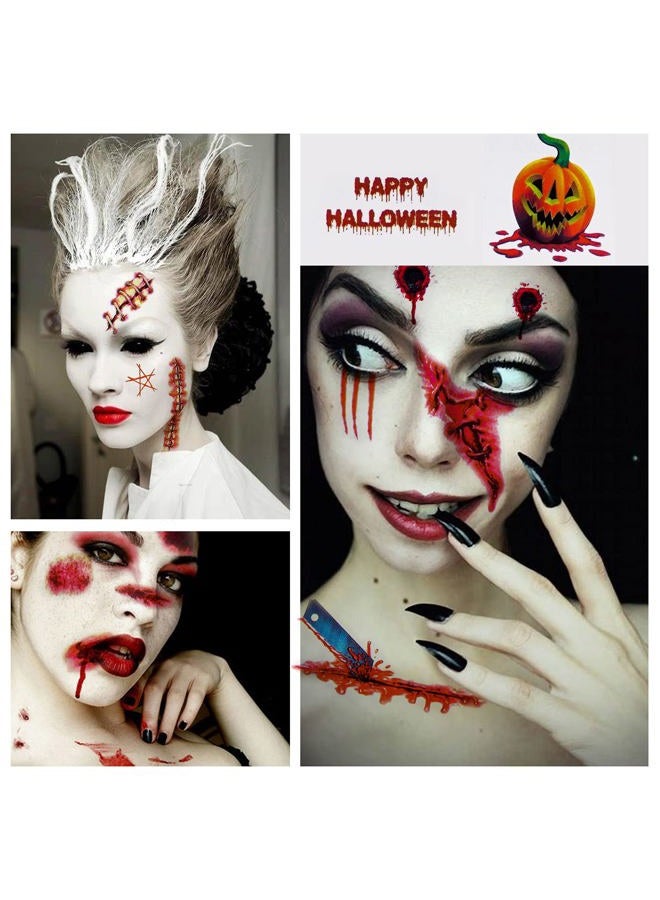 NiHome 40PCS Halloween Temporary Tattoos - Image 5