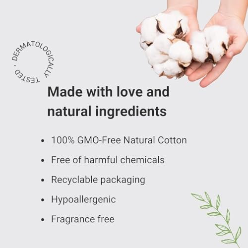 Veeda Natural Cotton Ultra Thin Panty Liners for Women - Breathable Thin Daily Liners are Always Chlorine and Toxin Free - Hypoallergenic & Comfortable Pantyliners - 120 Count - Image 3