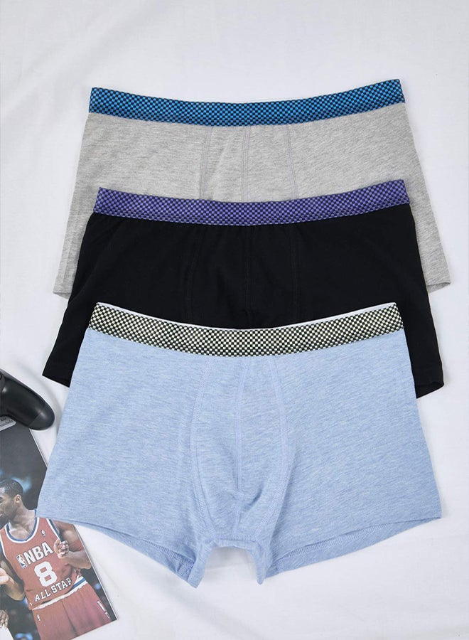 trendyol 3 Pack Basic Cotton Flexible Boxer - Image 1