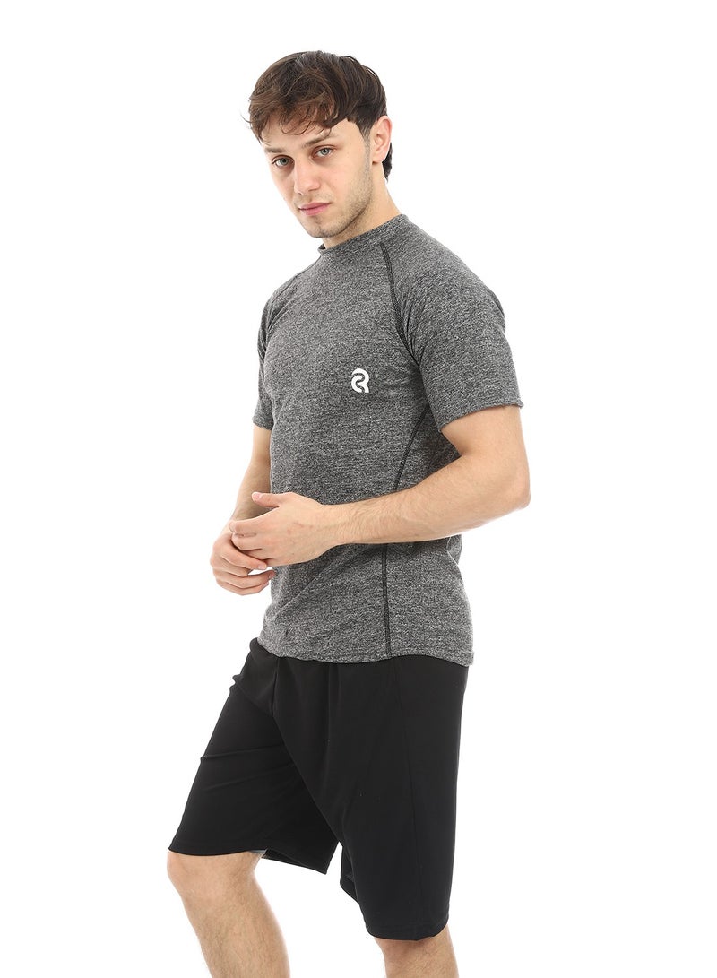 Caesar Mens Sport T-Shirt With Round Neck  - Image 2