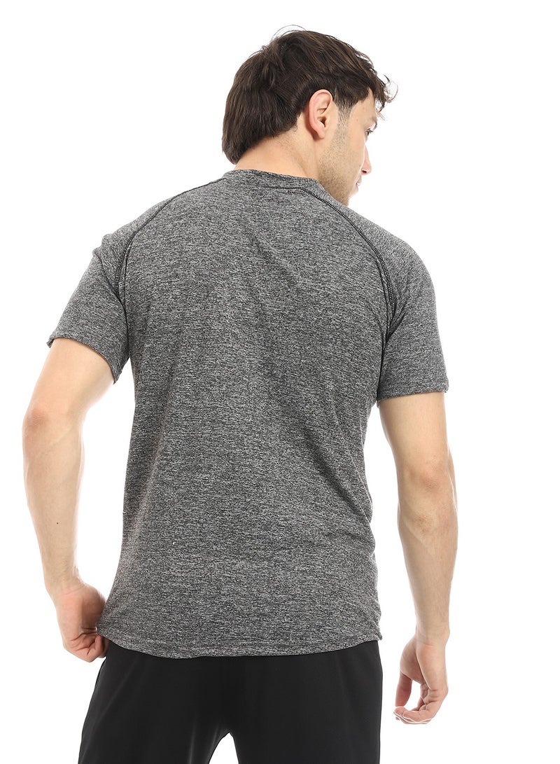 Caesar Mens Sport T-Shirt With Round Neck  - Image 4