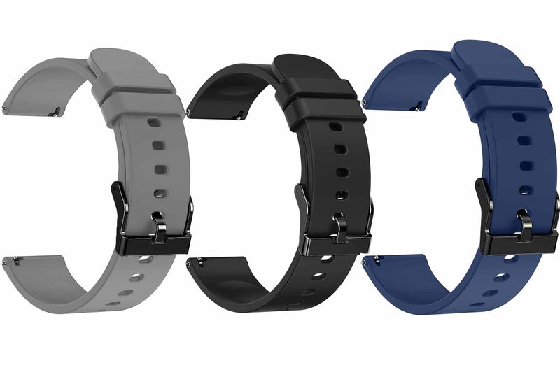 ADAMO 19mm Watch Strap compatible for Storm Call/Colorfit Pulse and ALL 19mm wristwatch and smartwatches - Image 1