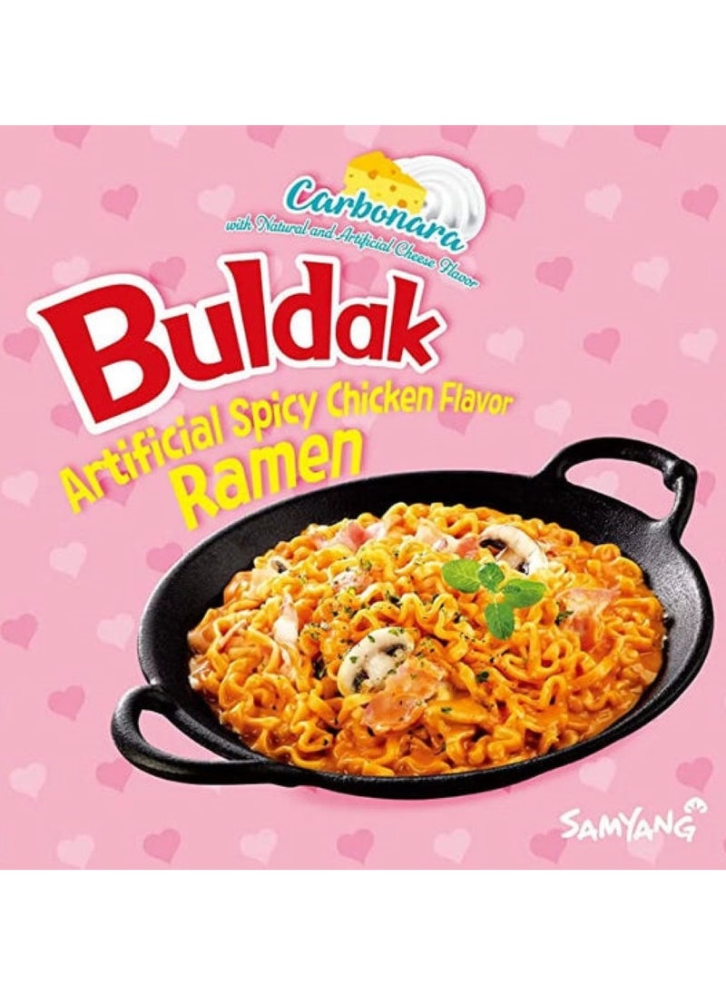 Samyang - Buldak Carbonara Hot Chicken Flavor Ramen Cup 105 G - Image 1