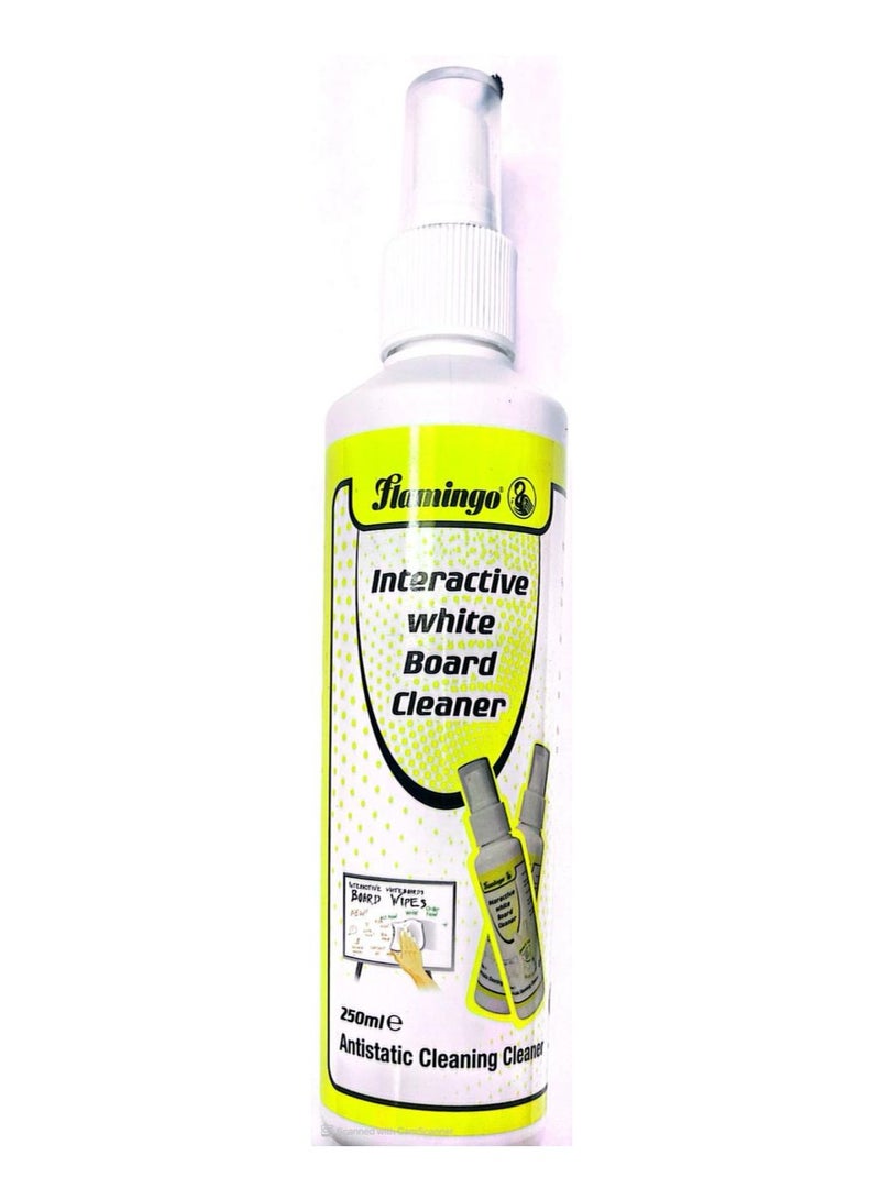 Flamingo Interactive Whiteboard Cleaner Spray 250ml Content - Image 2