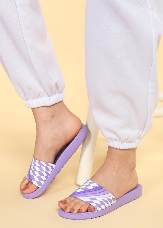 PARAGON EVK10928L Women's Sliders | Trendy Slippers with Cushioned Footbed, Stylish Design, and Durable Construction | Perfect for Everyday Casual Wear - Image 3