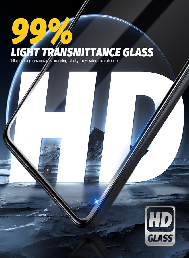 Orzero (3 Pack) Tempered Glass Screen Protector Compatible for TCL 50 XL 5G/TCL 50 XL NXTPAPER 5G, Protector De Pantalla 2.5D Arc Edges 9H High Definition Bubble-Free - Image 4