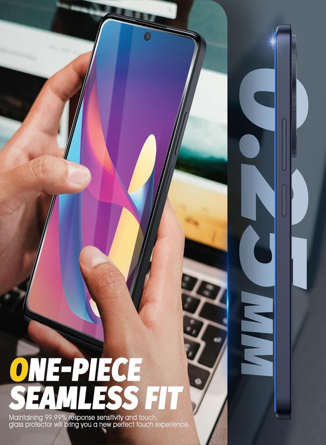 Orzero (3 Pack) Tempered Glass Screen Protector Compatible for TCL 50 XL 5G/TCL 50 XL NXTPAPER 5G, Protector De Pantalla 2.5D Arc Edges 9H High Definition Bubble-Free - Image 3