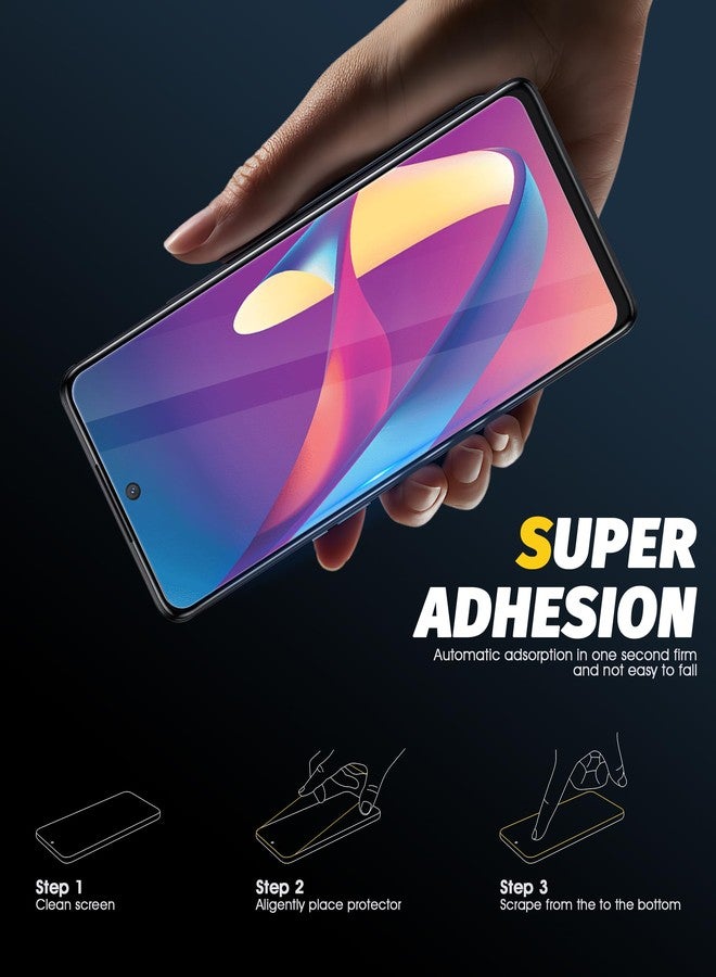 Orzero (3 Pack) Tempered Glass Screen Protector Compatible for TCL 50 XL 5G/TCL 50 XL NXTPAPER 5G, Protector De Pantalla 2.5D Arc Edges 9H High Definition Bubble-Free - Image 5