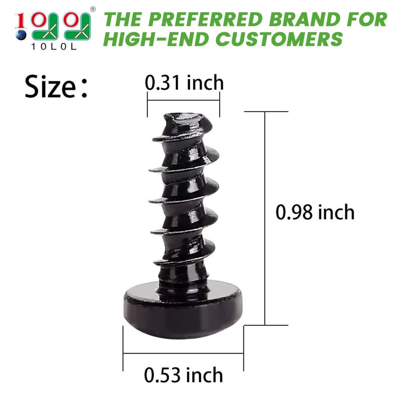 10L0L K80X20 Torx Pan Head Screws/Rivets for Club Car Precedent Gas and Electric 2004 UP Golf Cart, Replace OEM:102298020 (10 PCS) - Image 2