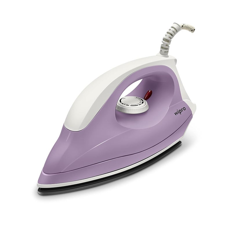 Wipro Gd205 Super Deluxe 1000 Watt Automatic Electric Dry Iron Large SoleplateAnti Bacterial German Weilburger Double Coated Soleplate Quick Heat Up 1000 Watts Aluminium - Image 1