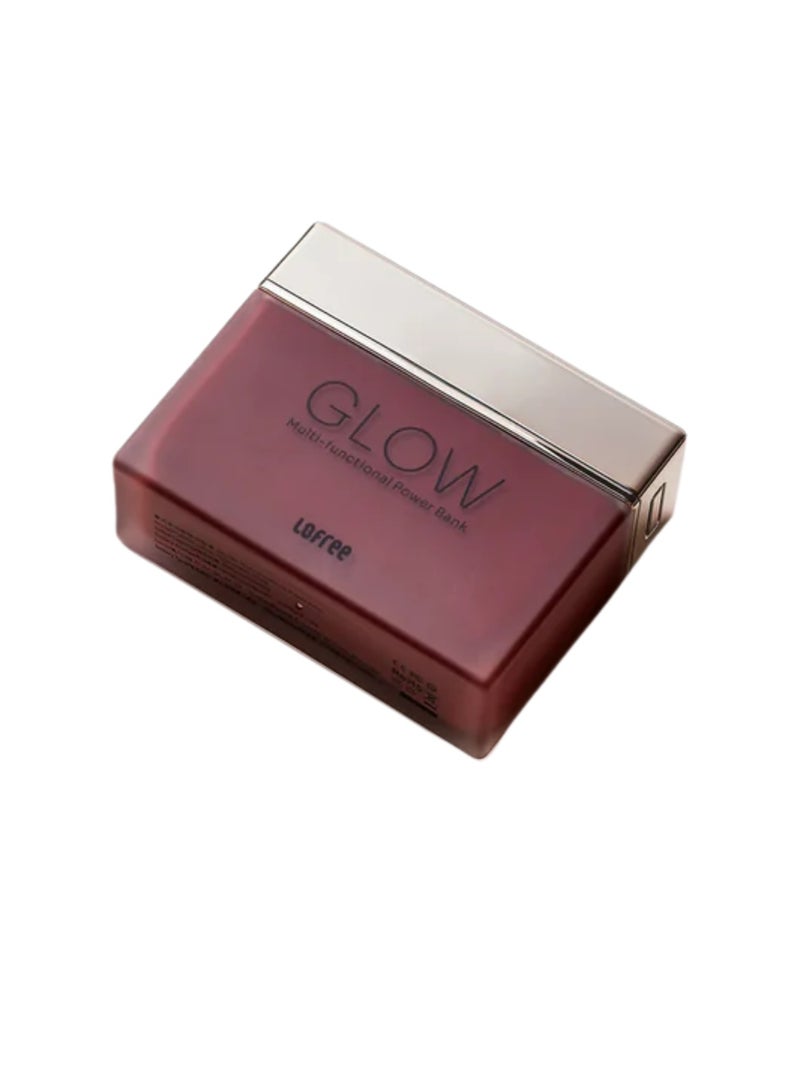 LOFREE Glow compact Power Bank 10000mAH, up to 22.5W USB fast charging, LED Light effects, Air Travel Friendly, 8 point safety system, Rose Fume color - Image 2