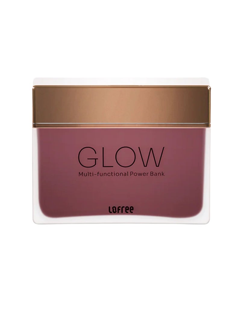 LOFREE Glow compact Power Bank 10000mAH, up to 22.5W USB fast charging, LED Light effects, Air Travel Friendly, 8 point safety system, Rose Fume color - Image 1