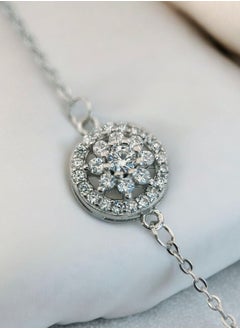zilara Flower Pave Bracelet  - Image 1