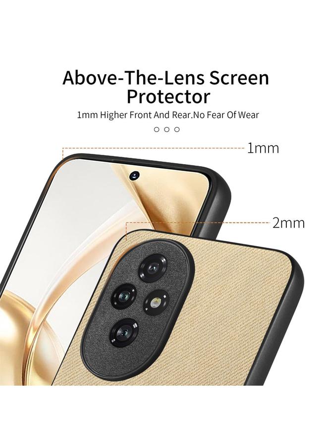 اس-توب جراب خلفي لهاتف Honor 200 Pro مصنوع من الجلد الصناعي المائل - Image 3