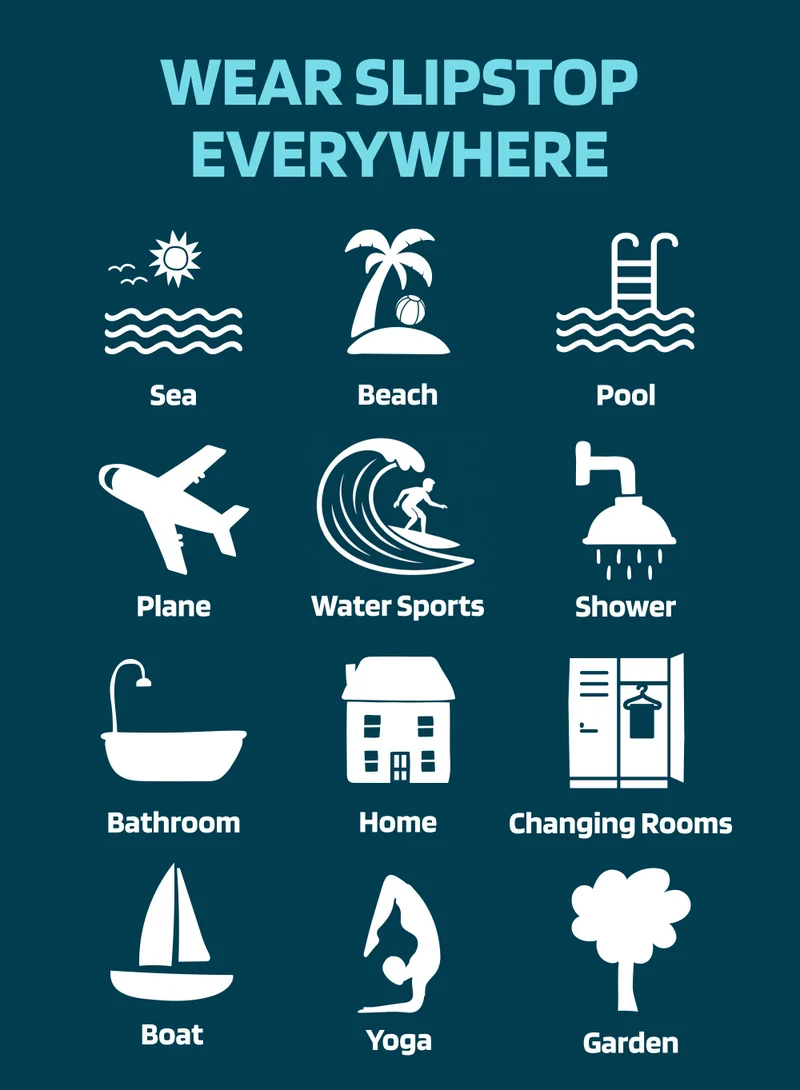 Slipstop s Slipstop Orion Adult Foil Print Non Slip Water and Beach Shoes UPF 50 Plus Sun Protection Lightweight Quick Dry Swim Ready Footwear for Women | Best Price UAE