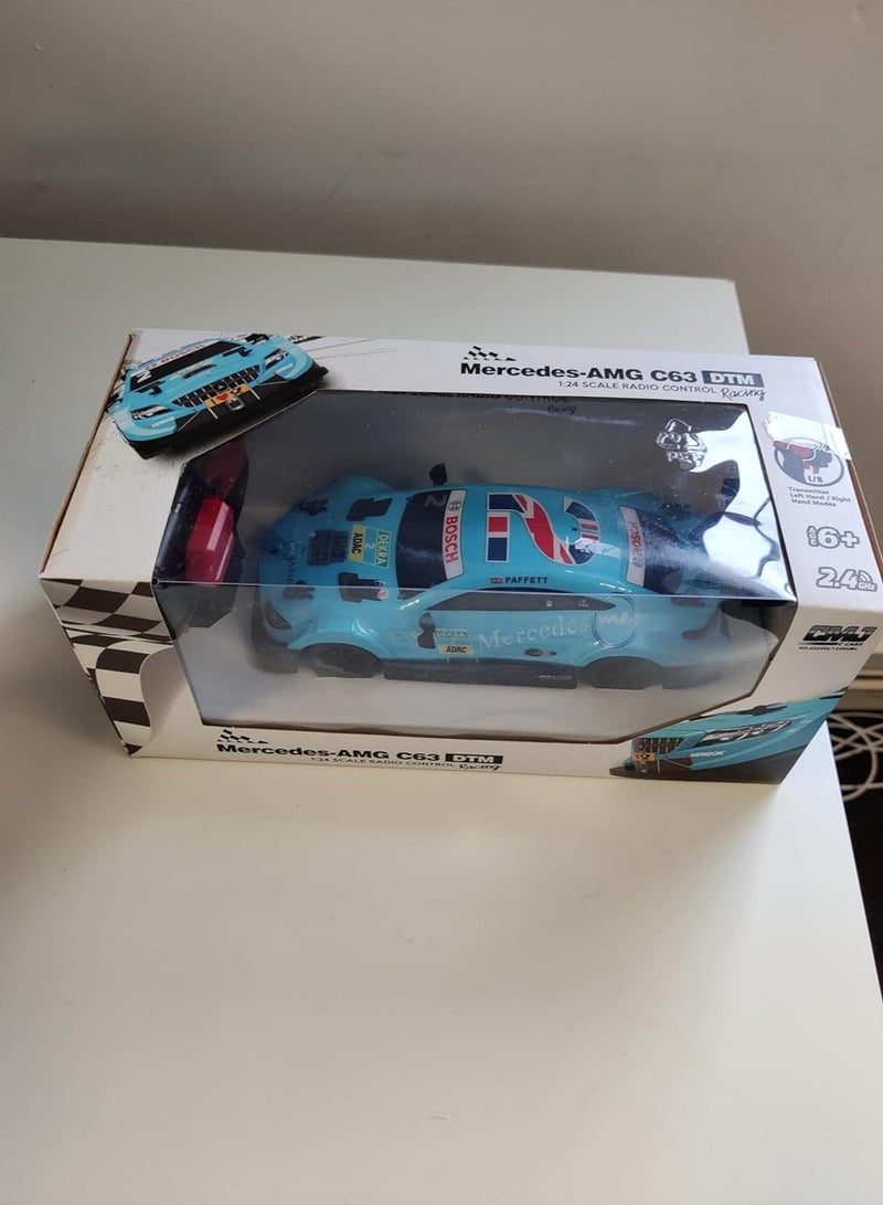 أر دبليو سيارة مرسيدس AMG C63 DTM مرخصة رسميًا بتحكم عن بعد بمقياس 1:24 بتردد 2.4 جيجاهرتز من CMJ RC Cars - Image 3